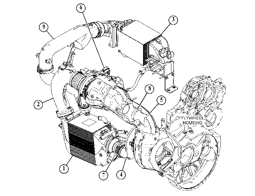 TURBOCHARGER AR 4833065 CAT