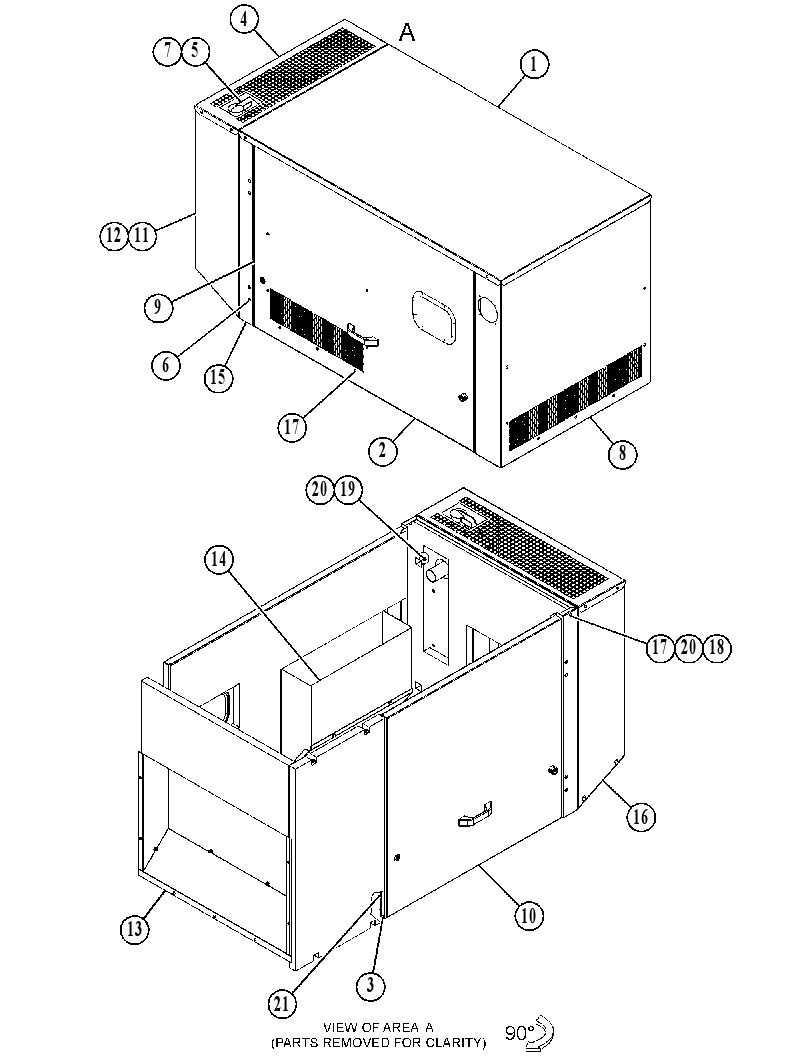 ENCLOSURE GP-GENSET 5134959 CAT