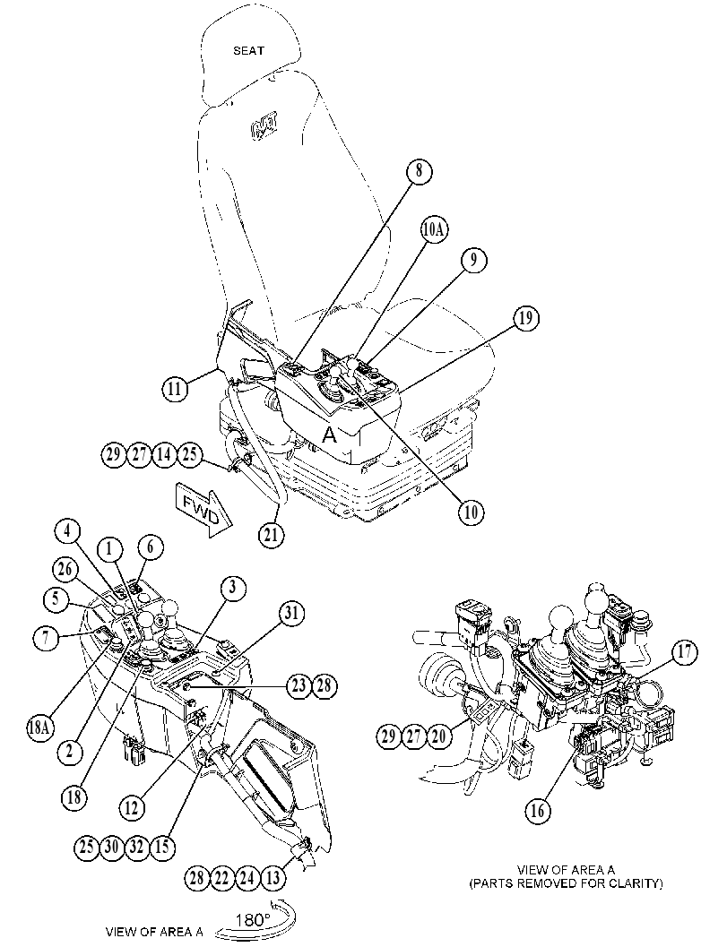 KIT-JOYSTICK CONTROL 5098217 CAT