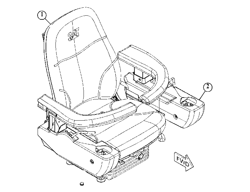 SEAT AR-SUSPENSION 5369738 CAT