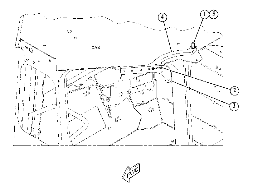 RETAINER GP-DOOR 4770532 CAT