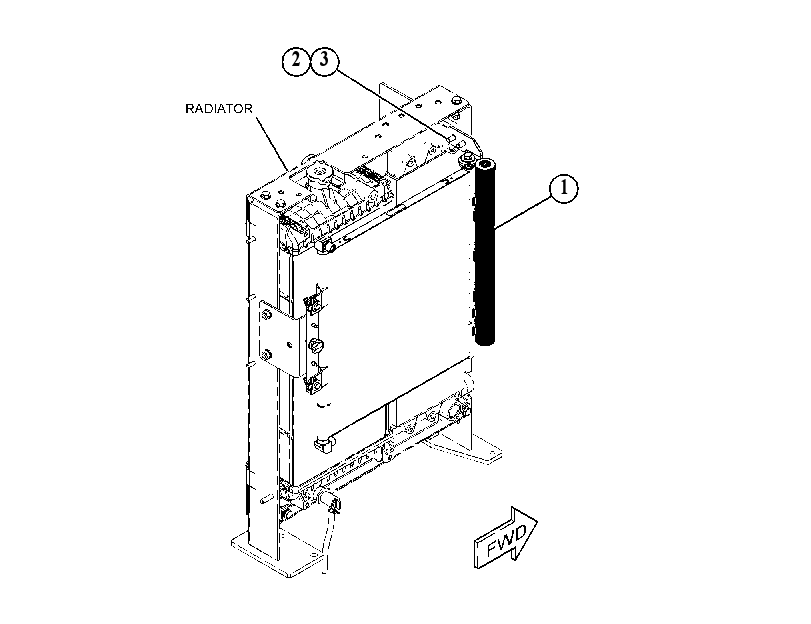 Конденсатор хладагента 4921658 CAT