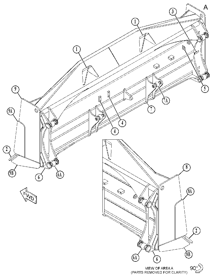 BLADE AS-SEMI-UNIVERSAL 4648009 CAT