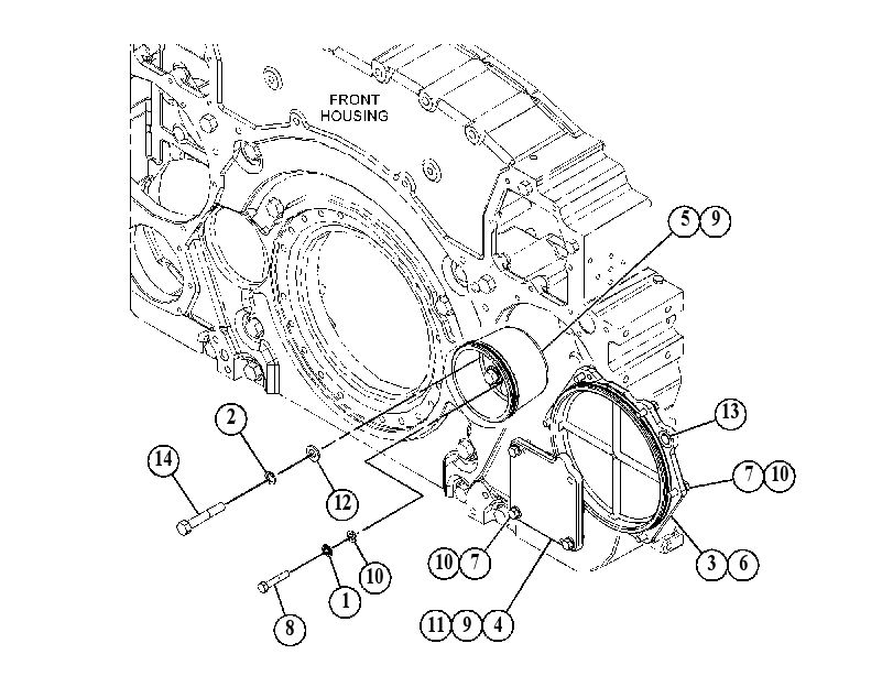 COVER GP-GEAR INSPECTION 3844592 CAT