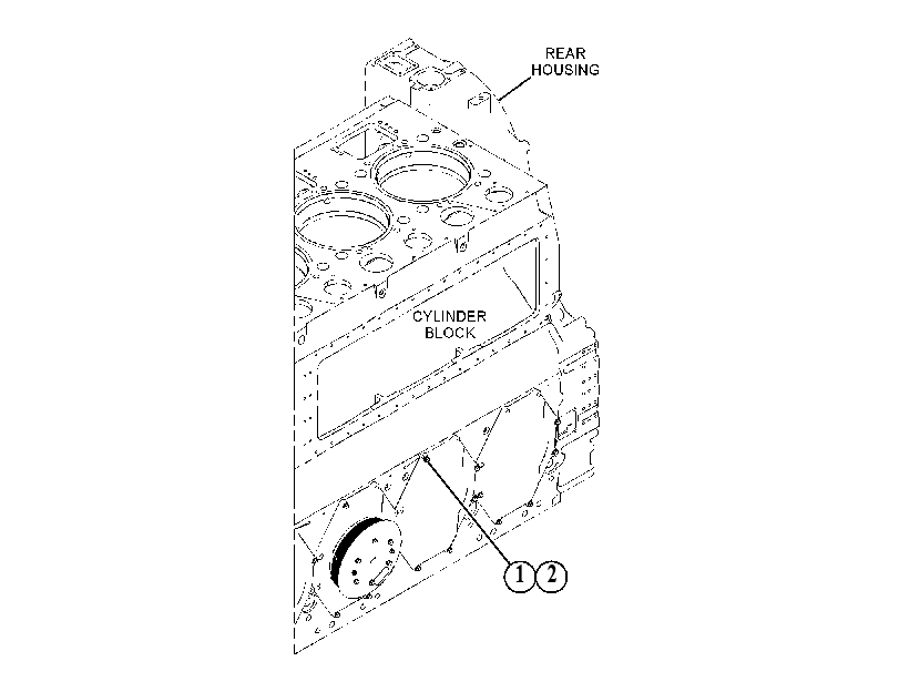 FASTENER GP-CRANKSHAFT COVER 5428035 CAT