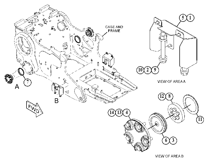 MOUNTING GP-ROLLER FRAME 5071544 CAT