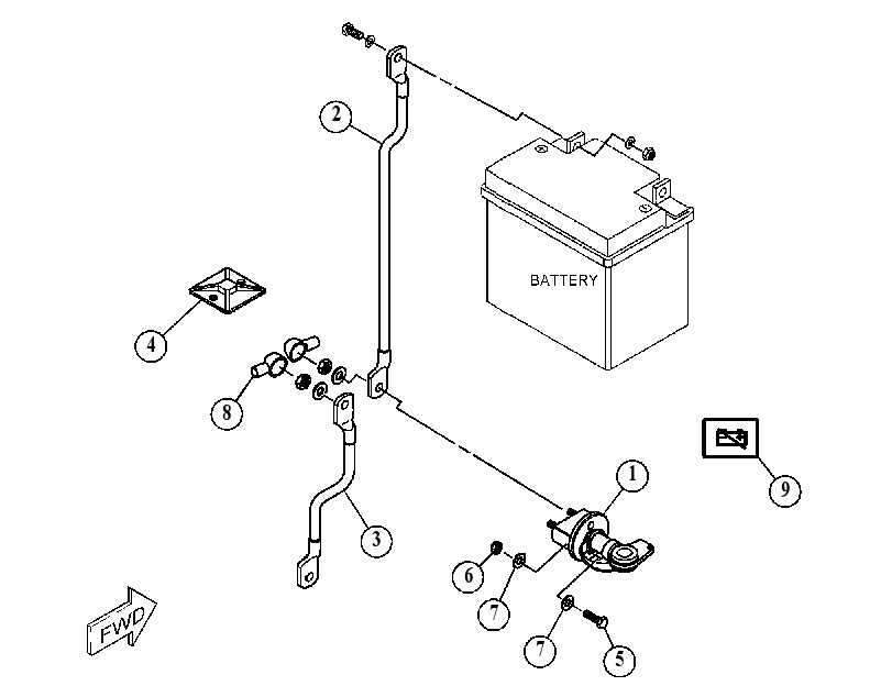 KIT-BATTERY DISCONNECT 5619029 CAT