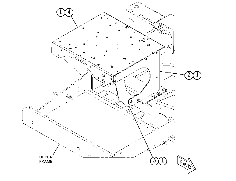 SUPPORT GP-EXHAUST 5134055 CAT