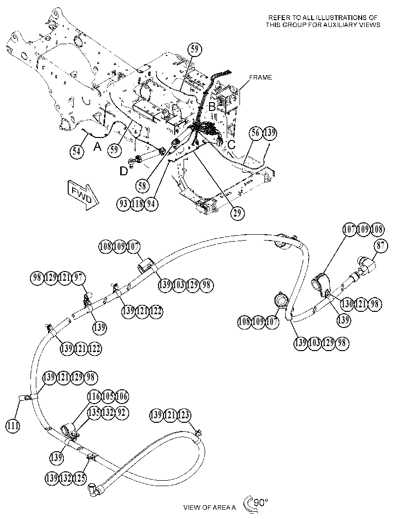 CONVERSION AR-HYDRAULIC 4928148 CAT