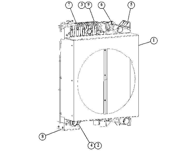 RADIATOR AS 4543464 CAT