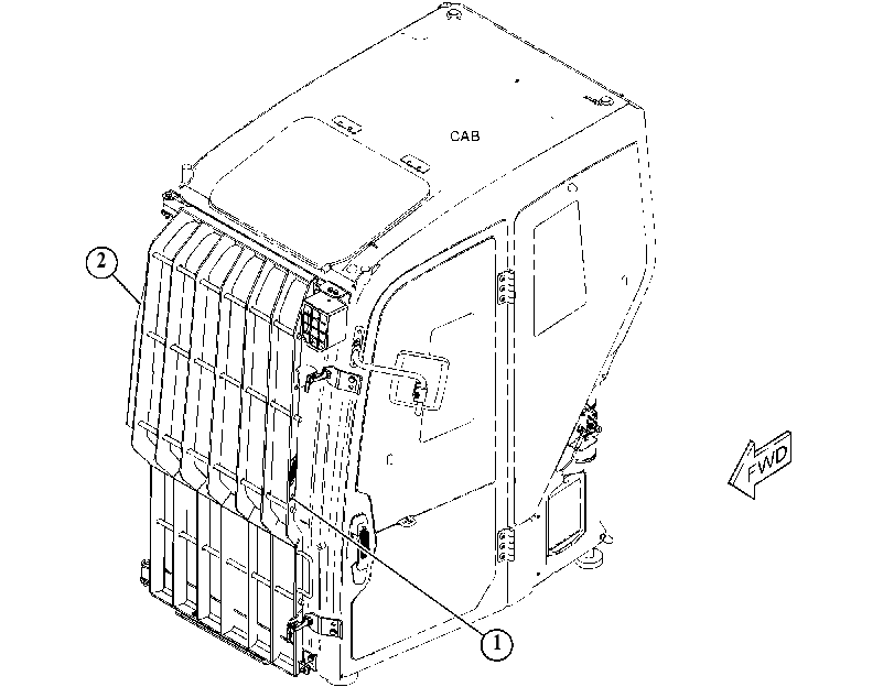 GUARD AR-FRONT WINDOW 5259062 CAT