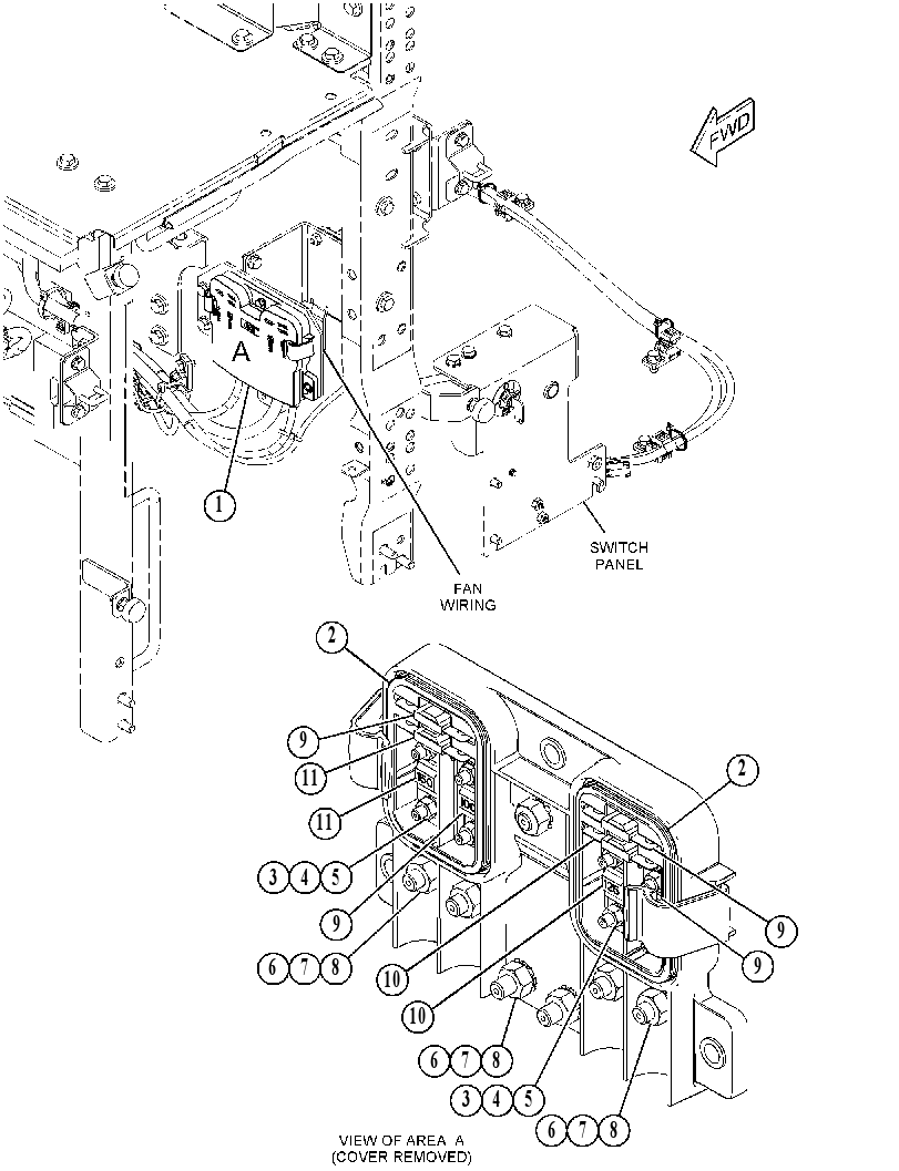 HOLDER AS-FUSE 5605890 CAT