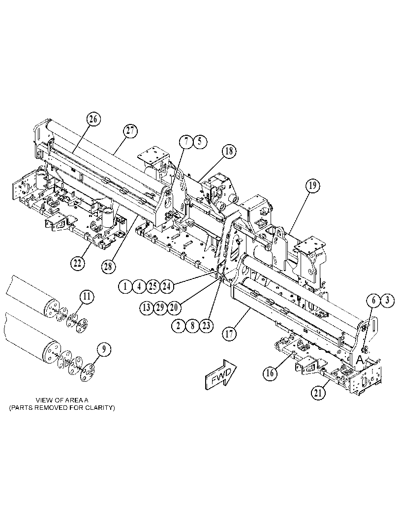 FRAME GP-SCREED 5120644 CAT