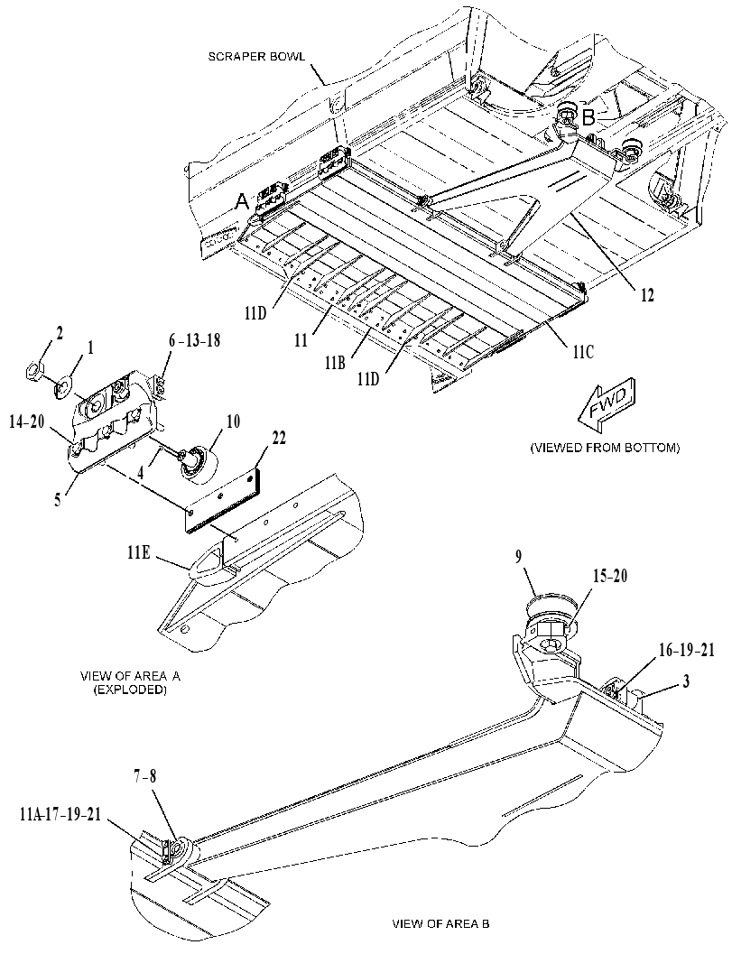 FLOOR GP 3158635 CAT