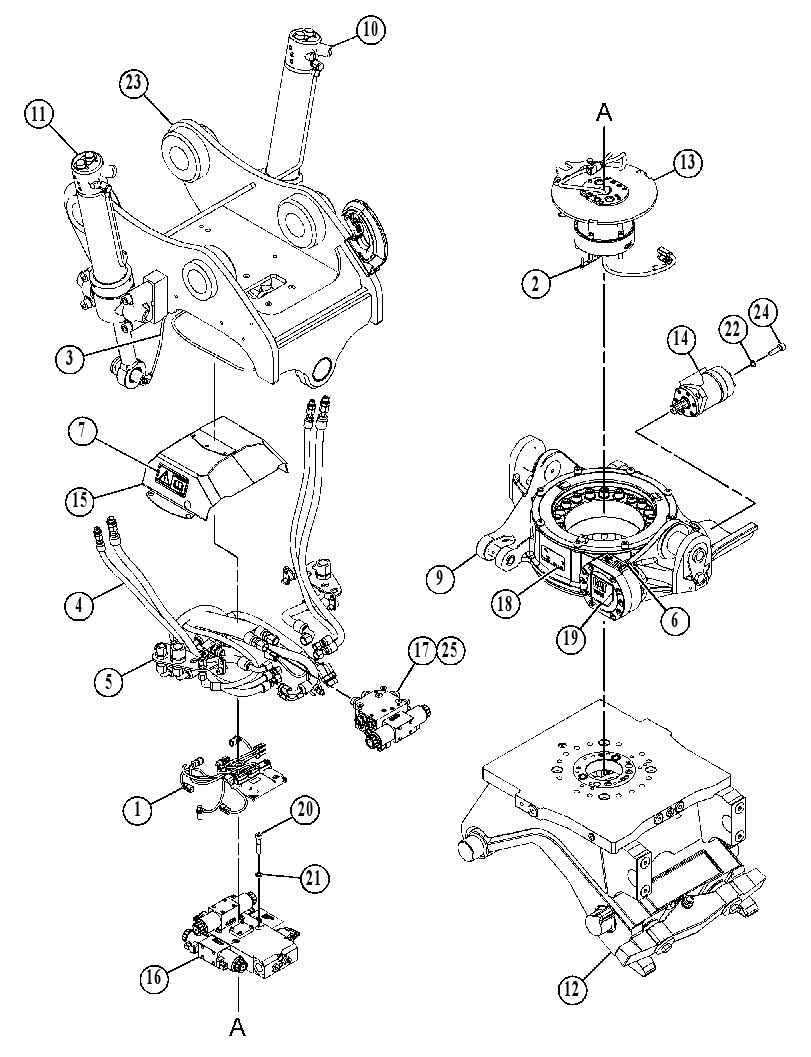 TILT GP-ROTATOR 5551564 CAT