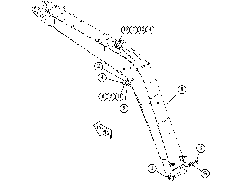 Стрела 5122580 CAT