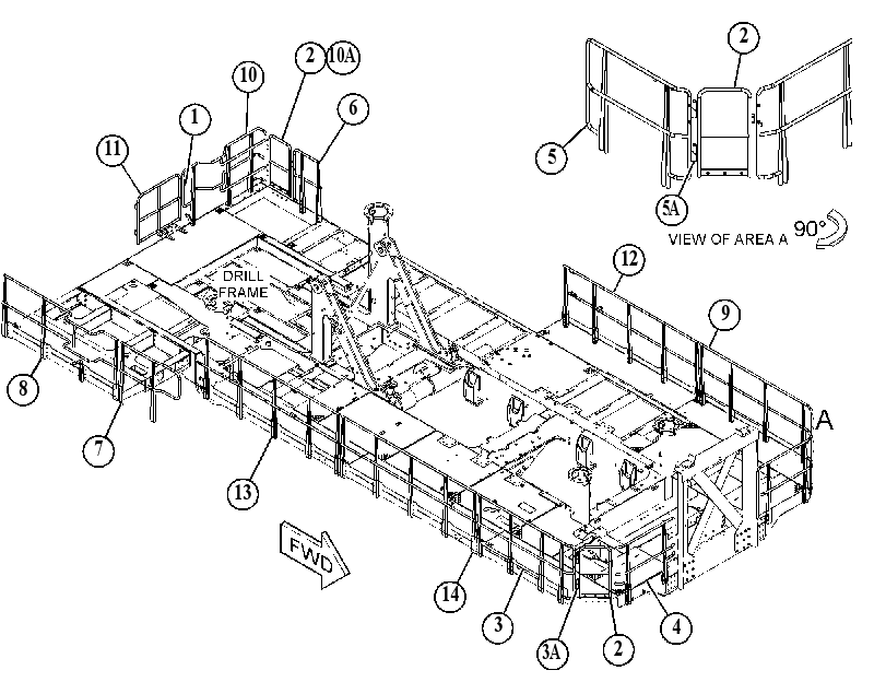 GUARDRAIL GP 5265600 CAT