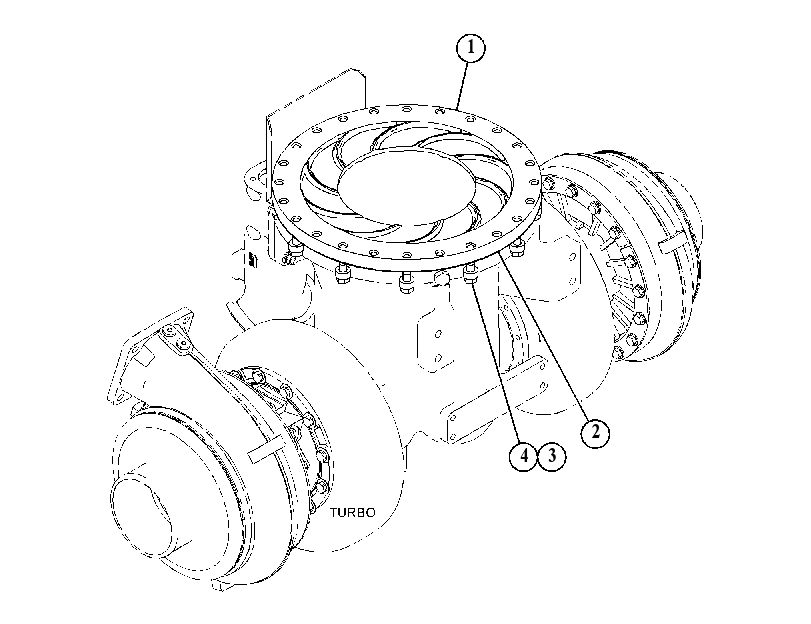 FLANGE AS-DUCT 5511976 CAT