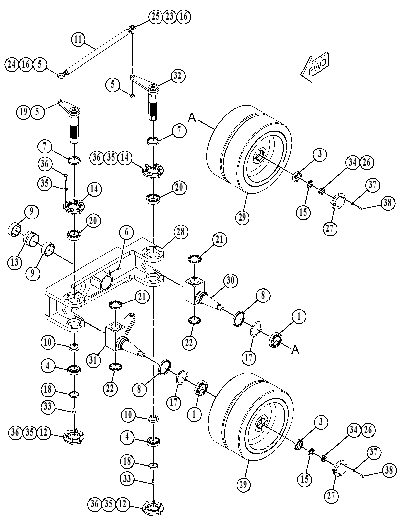 BOGIE GP-FRONT 4538818 CAT