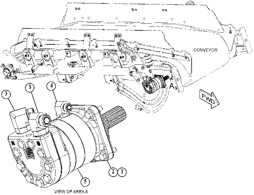 MOTOR & MOUNTING GP 5680078 CAT