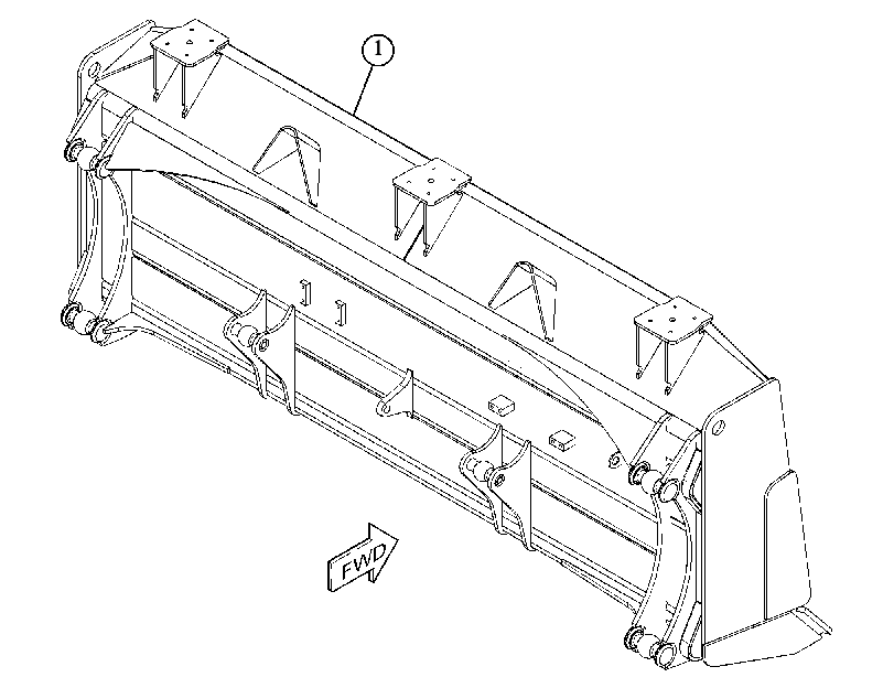 BLADE AS-SEMI-UNIVERSAL 4638840 CAT