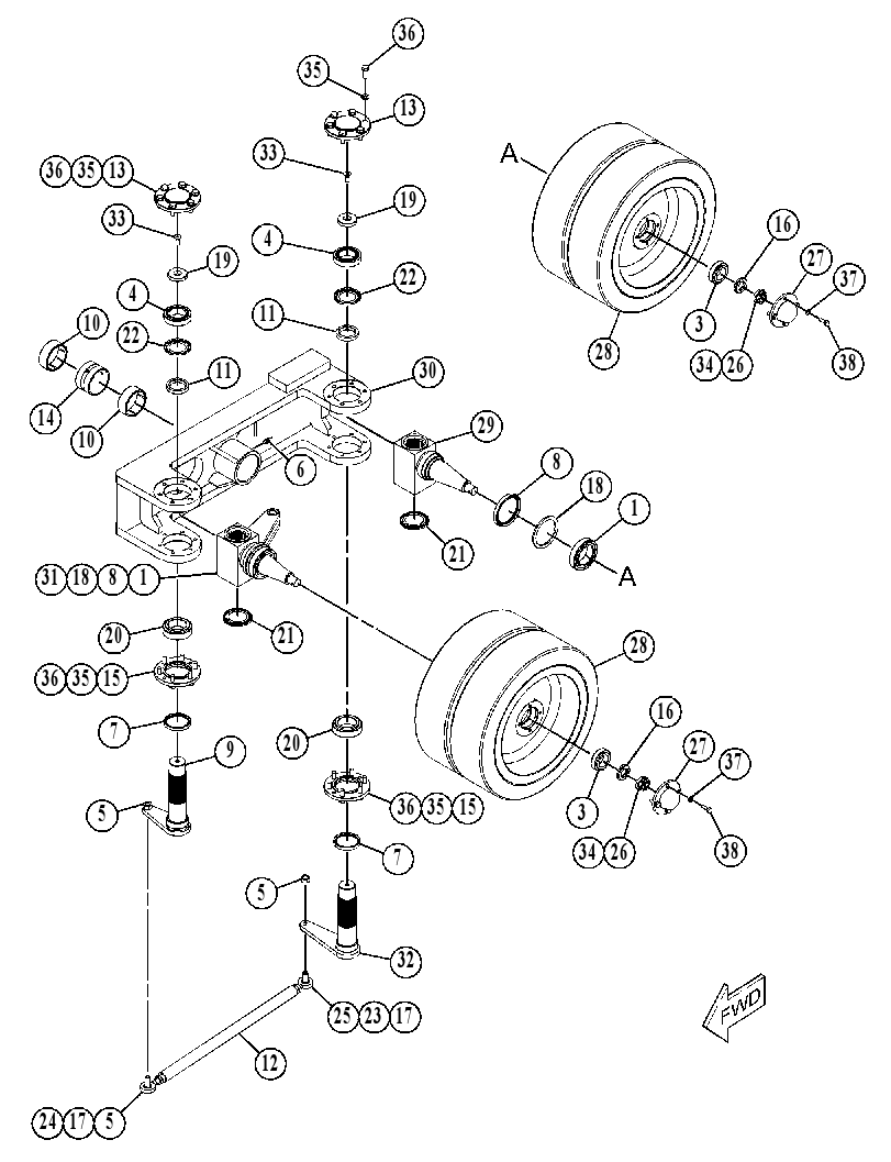 BOGIE GP-FRONT 4538817 CAT