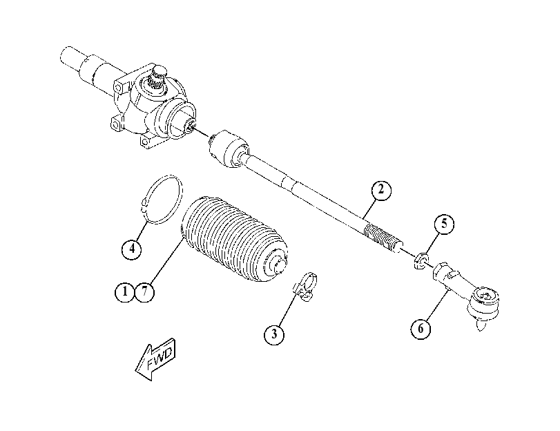 TIE ROD GP 5616448 CAT