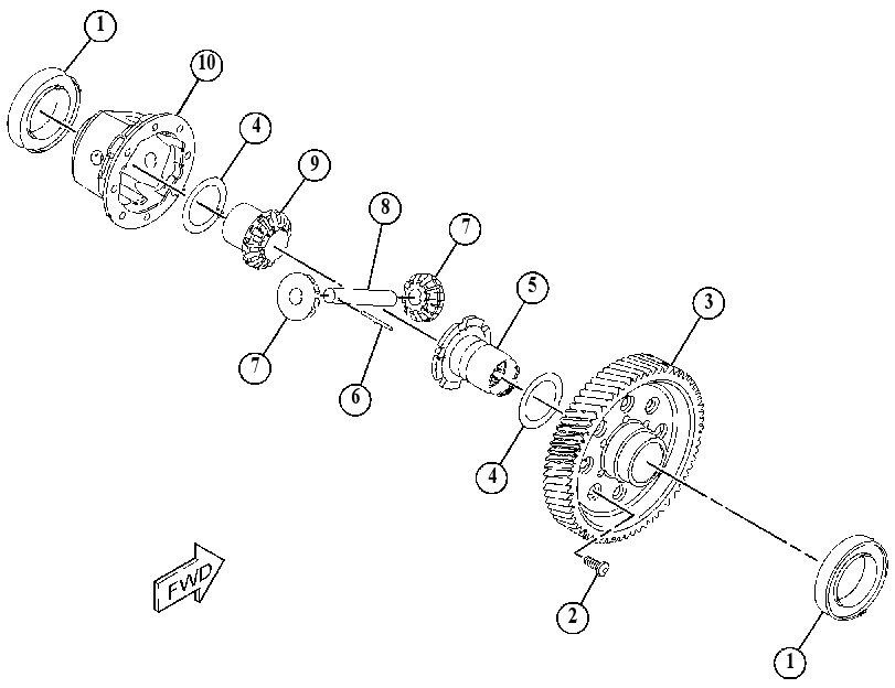 GEAR AS-DIFFERENTIAL 5501403 CAT