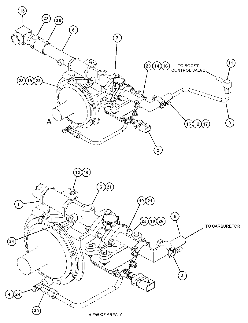 Регулятор давления газа 4472856 CAT