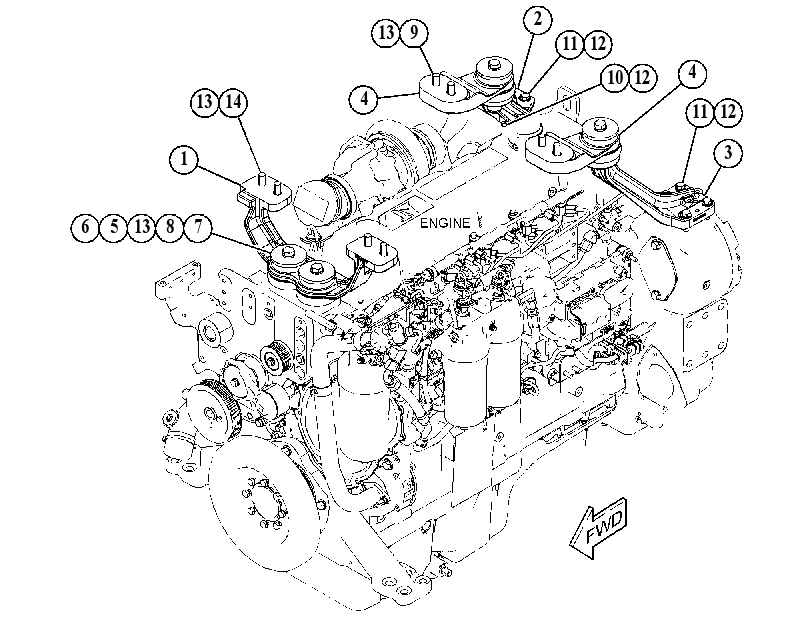 FASTENER GP-CEM 5014400 CAT