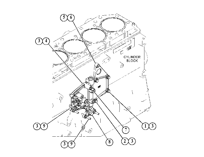 COVER & MTG GP-CYLINDER BLOCK 5656156 CAT