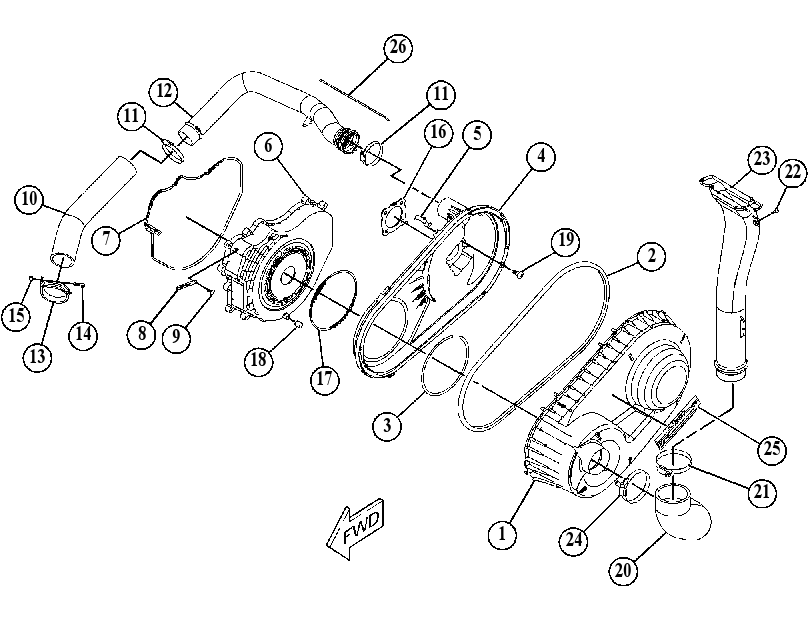 COVER GP-CLUTCH 5602594 CAT