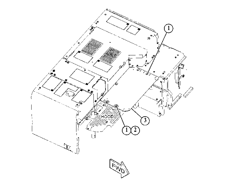 COVER GP-CONTROL VALVE 5555784 CAT