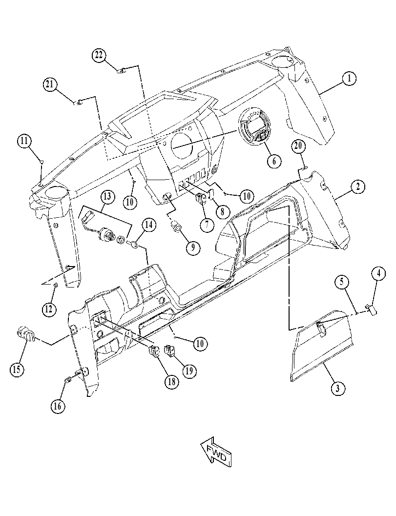 DASHBOARD GP 5602631 CAT