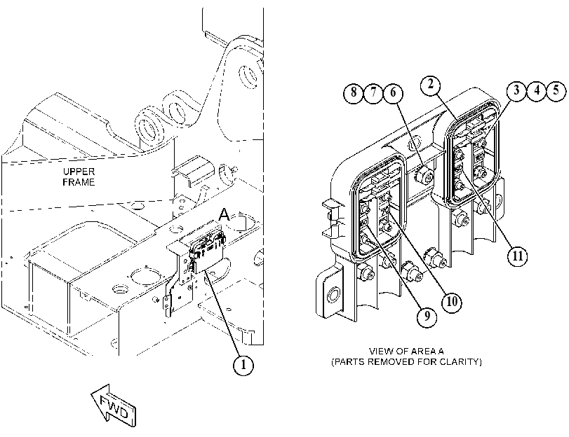 HOLDER AS-FUSE 5178135 CAT