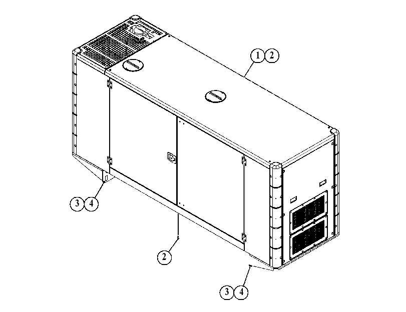 Кожух генератора 5510567 CAT
