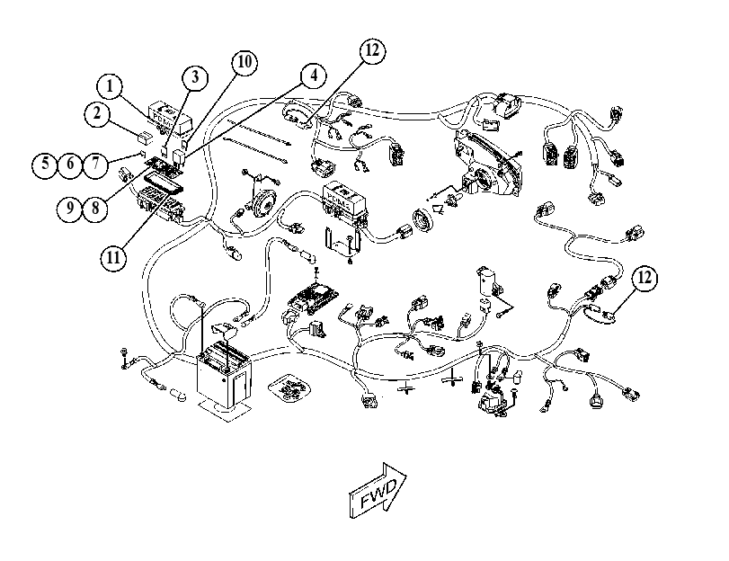 HARNESS AS-MAIN 5442248 CAT