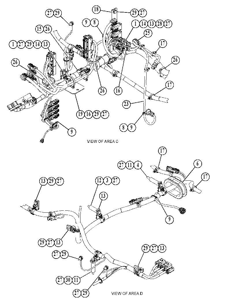 Проводка шасси 5167953 CAT