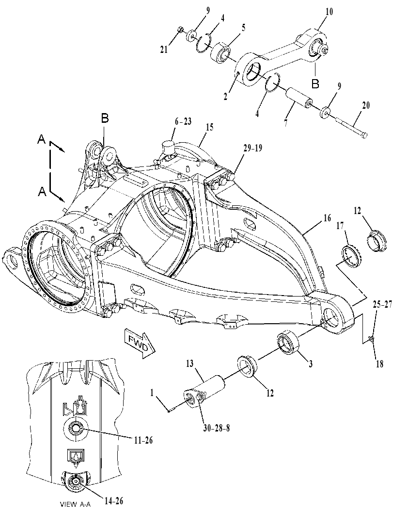 HOUSING GP-REAR AXLE 2475529 CAT