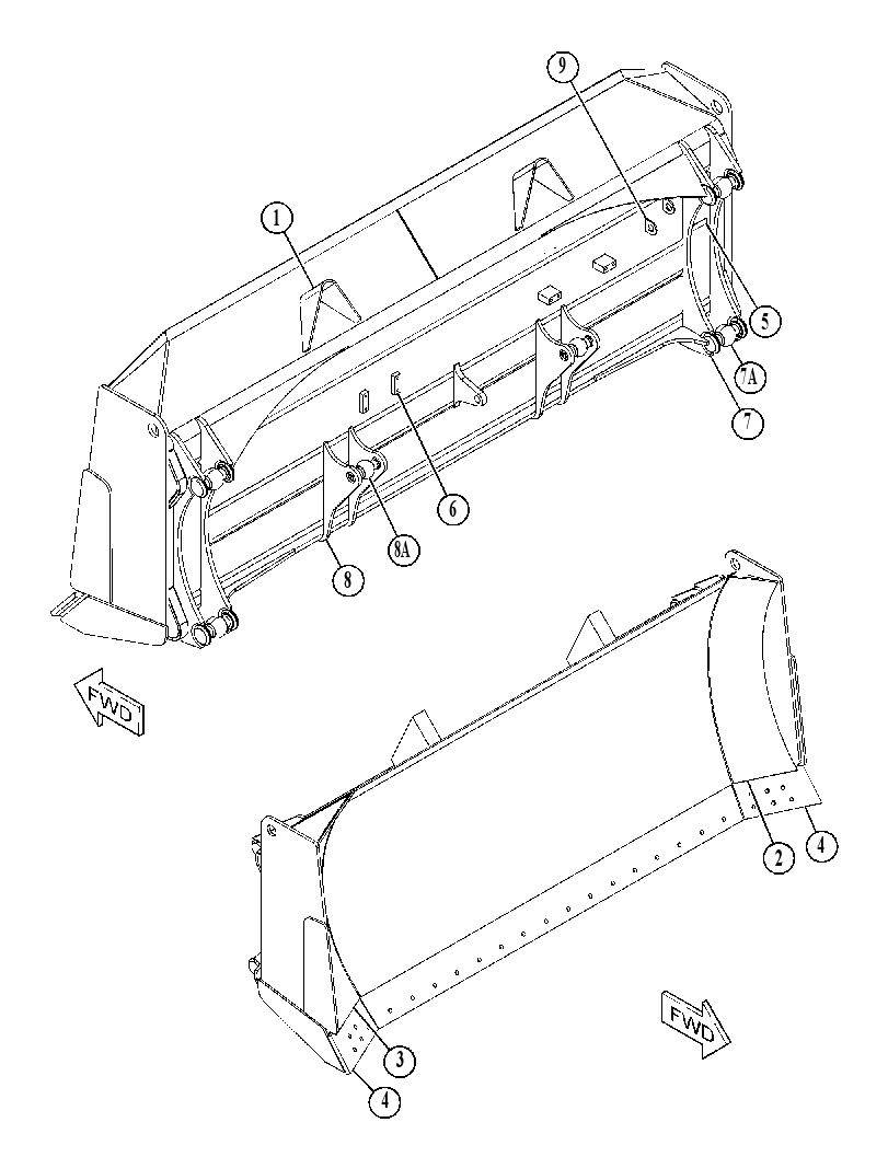 BLADE AS-SEMI-UNIVERSAL 4635852 CAT