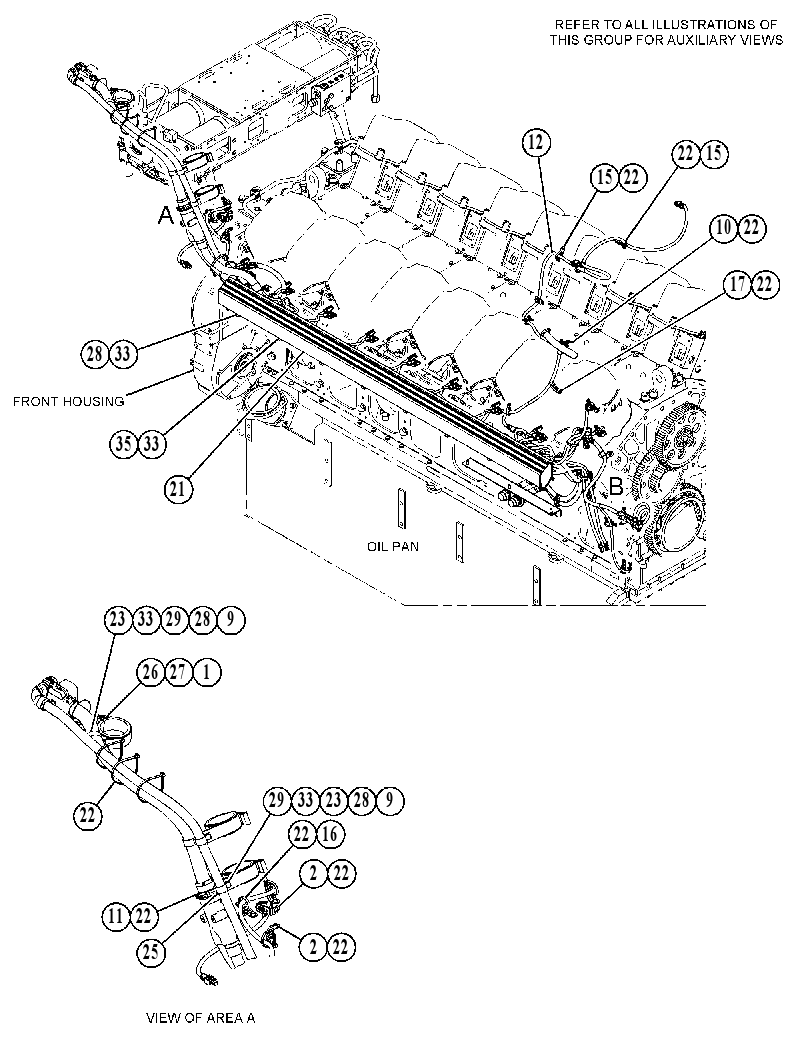 HARNESS GP-ENGINE 4861036 CAT