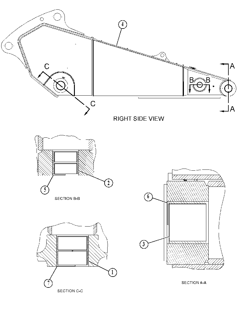 STICK & BEARING AS 1695946 CAT