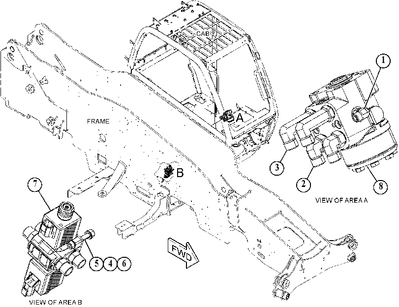 VALVE & MTG GP-STEERING 5601296 CAT