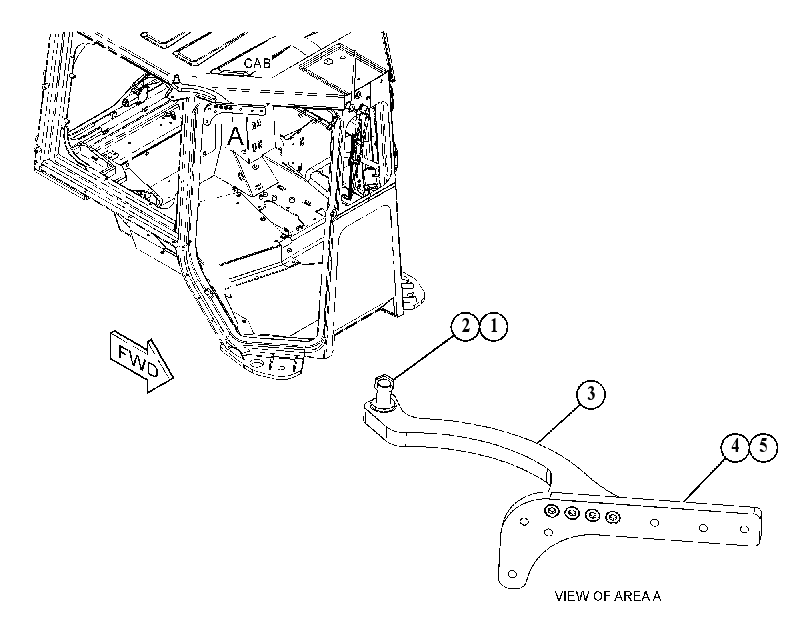 RETAINER GP-DOOR 4759779 CAT