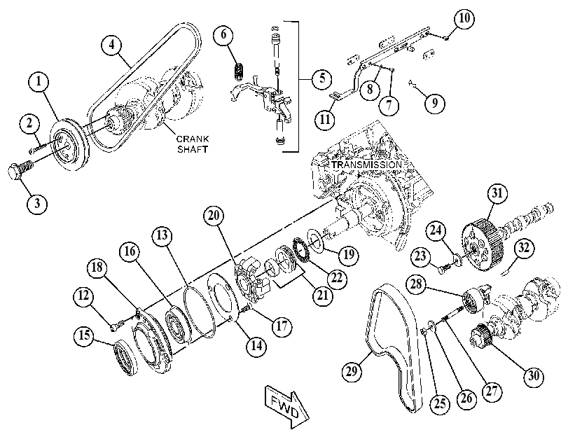 Шкив 5620332 CAT