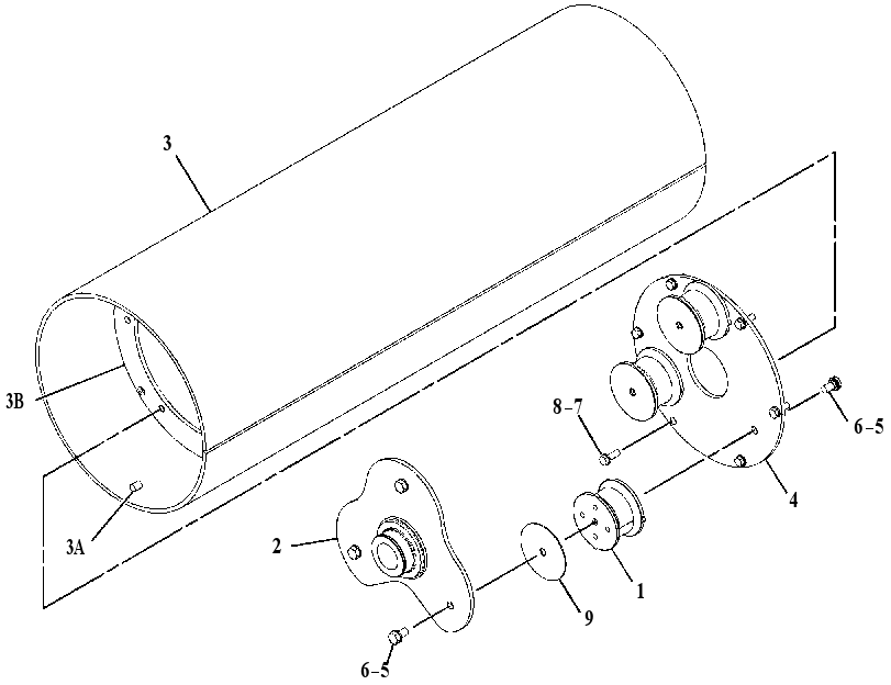 DRUM GP-COMPACTOR 2407166 CAT