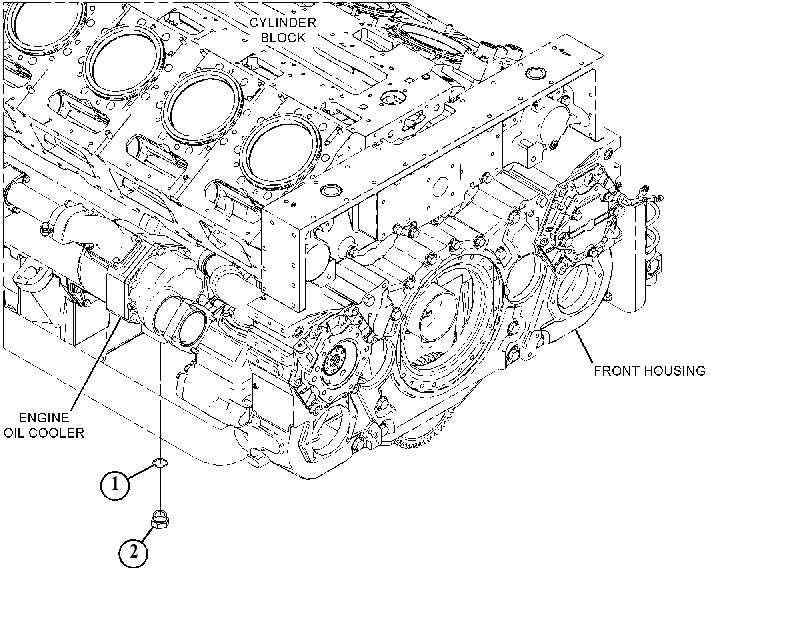 PLUG GP-ENGINE OIL COOLER 5491950 CAT