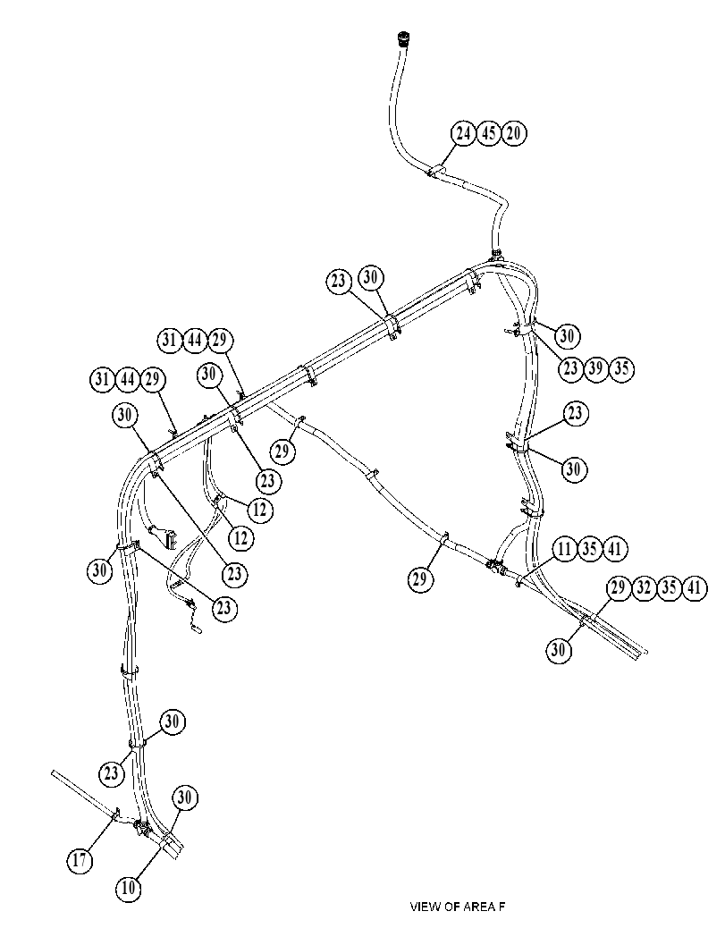 Проводка машины 5639145 CAT