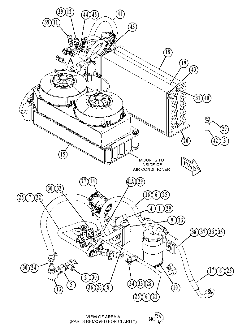 LINES GP-HEATER & AIR COND 4881176 CAT