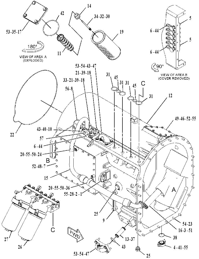 CASE & PARTS GP-TRANSMISSION 3595431 CAT